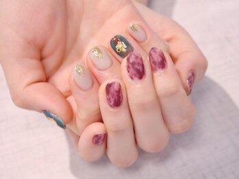 ラルネイル 大宮(Lull. nail)/*ターコイズ*ボルドー*