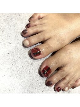 アイズニューヨークネイル(I's New York nail)/冬フットネイル