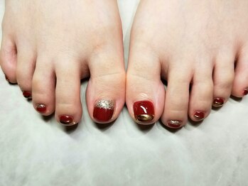 シュガーネイル(sugar nail)/ミラーアレンジネイル