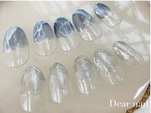ディア ネイル(Dear nail)/ちぐはぐ　海×ラメグラ