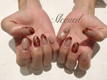 アクイユ 銀座店(ACCUEIL)/べっこうネイル