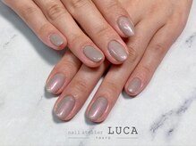 ネイルアトリエルカ(nail atelier LUCA)/M-682 大人上品グレージュネイル