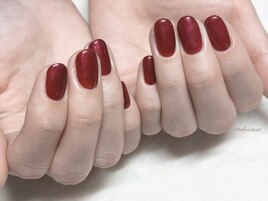 パールレッドのワンカラー
