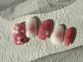 定額デザインC/桜ネイル