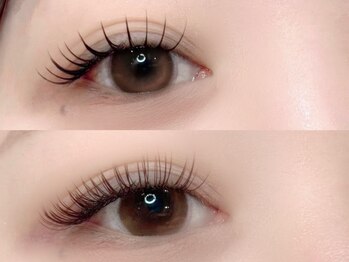 セレクト アイコンシェルジュ 新宿店(SELECT eye concierge)の写真/あざと可愛い♪アイライン効果&透明感両方叶う【外国人風ブラウンマツエク】［新宿/眉毛/マツエク/学割U24]