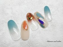 アダマス(Adamas)/ステンドグラス風ネイル