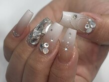 韓国人気サロン直伝の技術でストーンアートはノンコーティング★