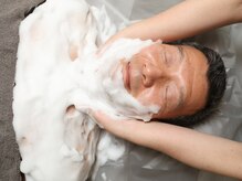 スキンケア サロン 葡萄の雫の雰囲気(メンズの頑固な首肩コリを豪快な泡マッサージは驚きの心地良さ♪)