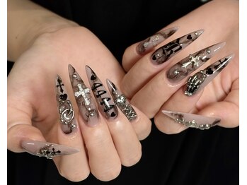 サリーネイルラボ(Sully Nail Lab)/マーブルネイル