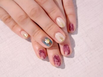 ラルネイル 大宮(Lull. nail)/*ターコイズ*ボルドー*