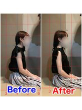 ナオル整体 仙台院(NAORU整体)/20代女性　「姿勢のゆがみ」