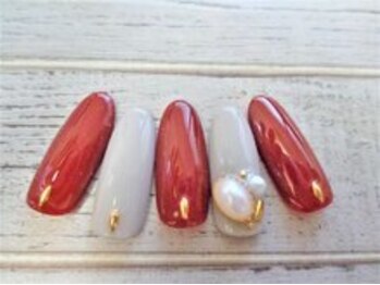 ブランロール 中目黒店(Blanl'or)/上品パールネイル