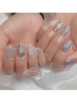 ベルテルナエス(belleterna S.)/pale blue × ink nuance