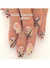 ネイルサロン グリッター(NAIL SALON glitter)/ラインネイル
