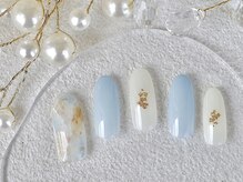 ネイルサロン リッチーズ(nail salon Riches)/ターコイズ風天然石ネイル