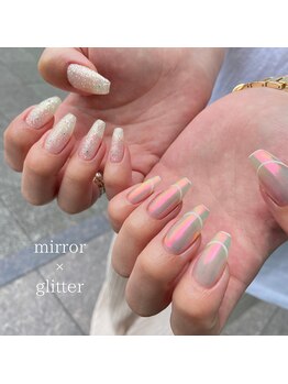 デリカ 溝の口店(DELICAT)/ラメ×囲みミラー