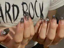 アイネイルズ 天神今泉店(I-nails)/【kanako.m】キラキラブラック