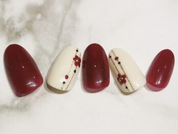 カレネイル(kale nail)/１２月限定シンプルART＋500円