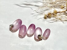 ヴィガー アンド ルックス 白金 目黒(Vigor&Looks)/マグネットネイル　ピンク