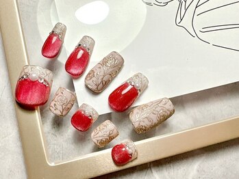 ネイル ビューティーマジック 葛西本店の写真/短い爪でフォームが付けられないと断られてきた方も応相談◎的確＆高技術で憧れ美しい指先に★満足度◎