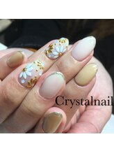 クリスタルネイル ボンベルタ橘店(CRYSTAL NAIL)/フラワーネイル