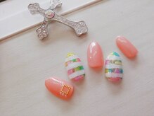 ネイルサロンカリプソ(Nail Salon Calypso 2)/ボーダーネイル☆