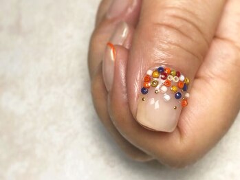 オーラリー ネイル アート メゾン(ORRERY nail art maison)/ハンド / カジュアルビーズ