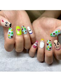 キャラクターネイル