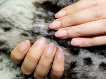 シュガーネイル(sugar nail)/ピンクベージュグラデ