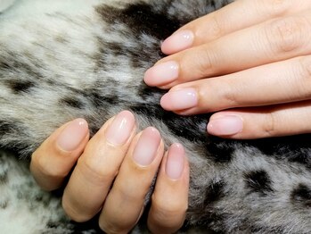 シュガーネイル(sugar nail)/ピンクベージュグラデ