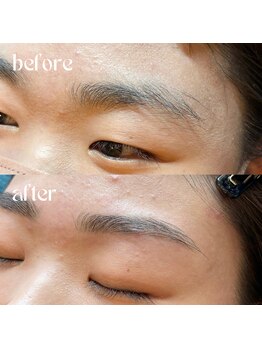 ルーン(rune)/お客様の眉毛ビフォーアフター