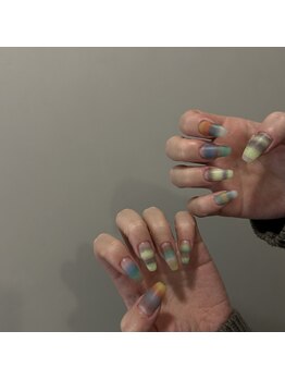 グラデニットネイル