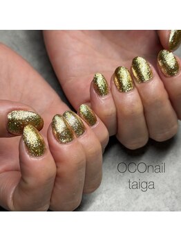 オコネイル ネイルサロンアンドスクール(OCO nail)/ラメワンカラーネイル
