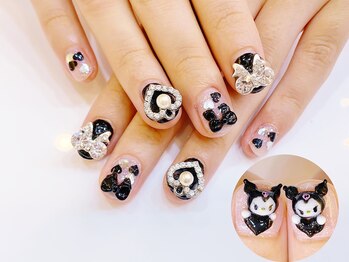 ネイルコレクション ベビーピンク(Baby Pink)/ジェル放題+キャラ♪クロミ