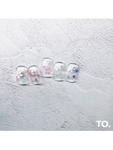 トゥーネイル バイ フォーク 仙川(To.nail byFOLK)/桜ホログラム