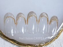 クリスタ(CRISTA)/ブライダルネイル　¥11000