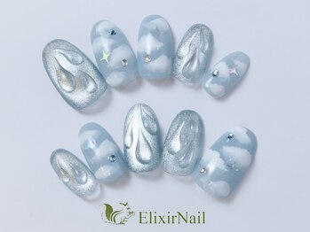 エリクサーネイル 神田(Elixir Nail)/ハンドやり放題/クーポン使用