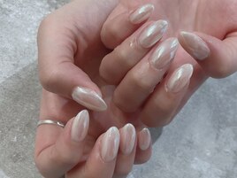 オーロラちゅるんネイル