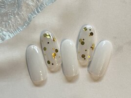 ホリデーシンプルネイル