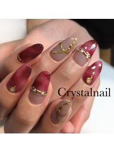 クリスタルネイル ボンベルタ橘店(CRYSTAL NAIL)/ダイダイネイル