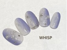 ウィスプ(WHISP)/グラデーション星ネイル 春夏
