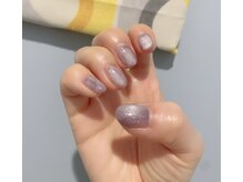 カバー(COVER)/ラベンダー色マグネットネイル