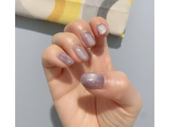 カバー(COVER)/ラベンダー色マグネットネイル