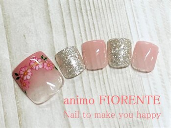アニモ フィオレンテ せんげん台西口店(animo FIORENTE)/【定額フットネイル】¥8000