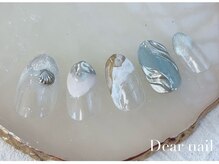 ディア ネイル(Dear nail)/ブルーニュアンスサマー
