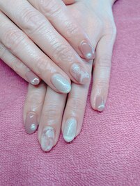 春のニュアンスネイル