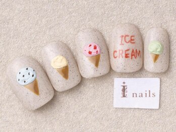 アイネイルズ 三宮店(I nails)/カラフルアイスクリーム