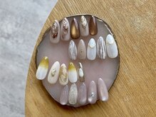 ミントリーフ バイ リート(Mint leaf by Reat)の雰囲気（【フィルイン】一層残しで自爪を痛めずネイルを楽しめます♪）