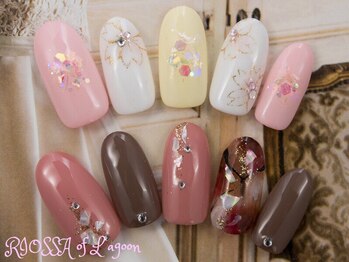 リオッサ オブ ラグーン(RIOSSA of Lagoon)/チーク×天然石