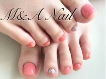 エムアンドエーネイル 横須賀店(M&A NAIL)/Foot ワンカラー